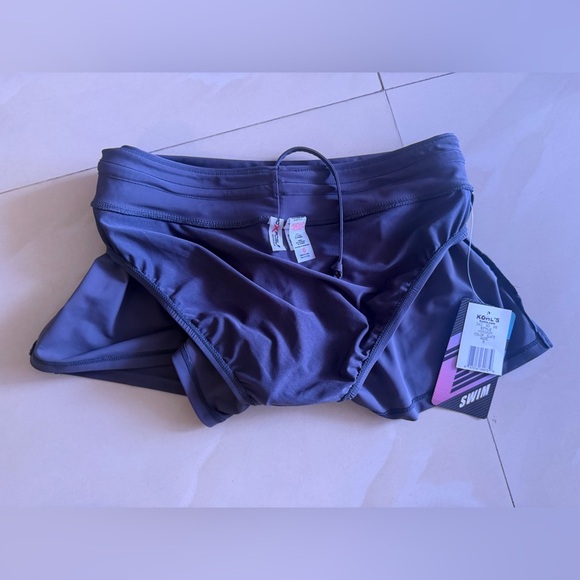 ZeroXposur Women's Swim Shorts gray size 6 elastic waist - Picture 8 of 16